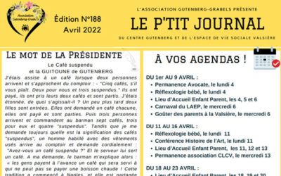 LE P’TIT JOURNAL – Avril 2022