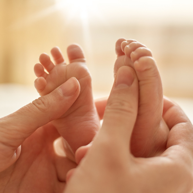 Réflexologie bébé
