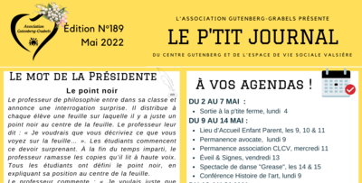LE P’TIT JOURNAL – Mai 2022