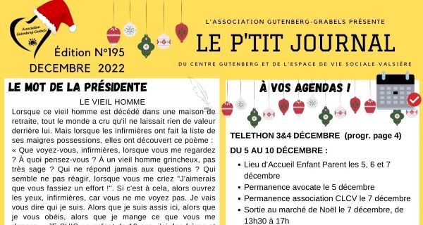 LE P’TIT JOURNAL – Décembre 2022