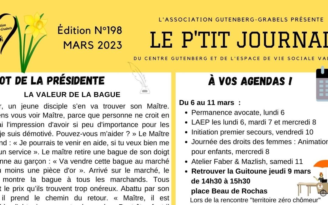 LE P’TIT JOURNAL MARS 2023