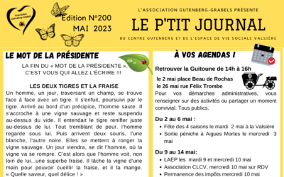 LE P’TIT JOURNAL MAI  2023