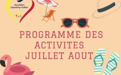 PROGRAMME JUILLET 2023