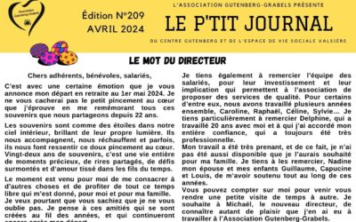 LE P’TIT JOURNAL D’AVRIL  2024