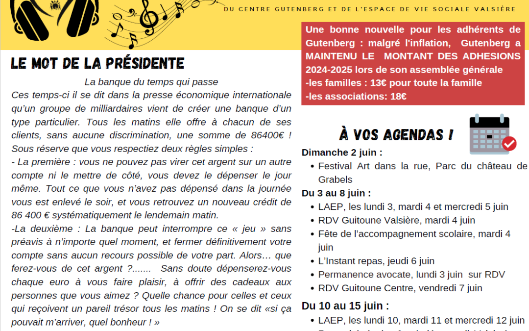LE P’TIT JOURNAL DE JUIN 2024