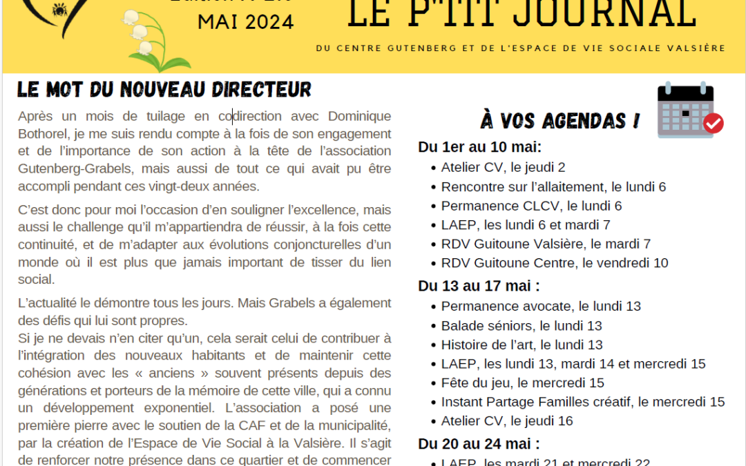 LE P’TIT JOURNAL DE MAI 2024