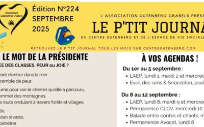 LE P’TIT JOURNAL DE SEPTEMBRE 2025