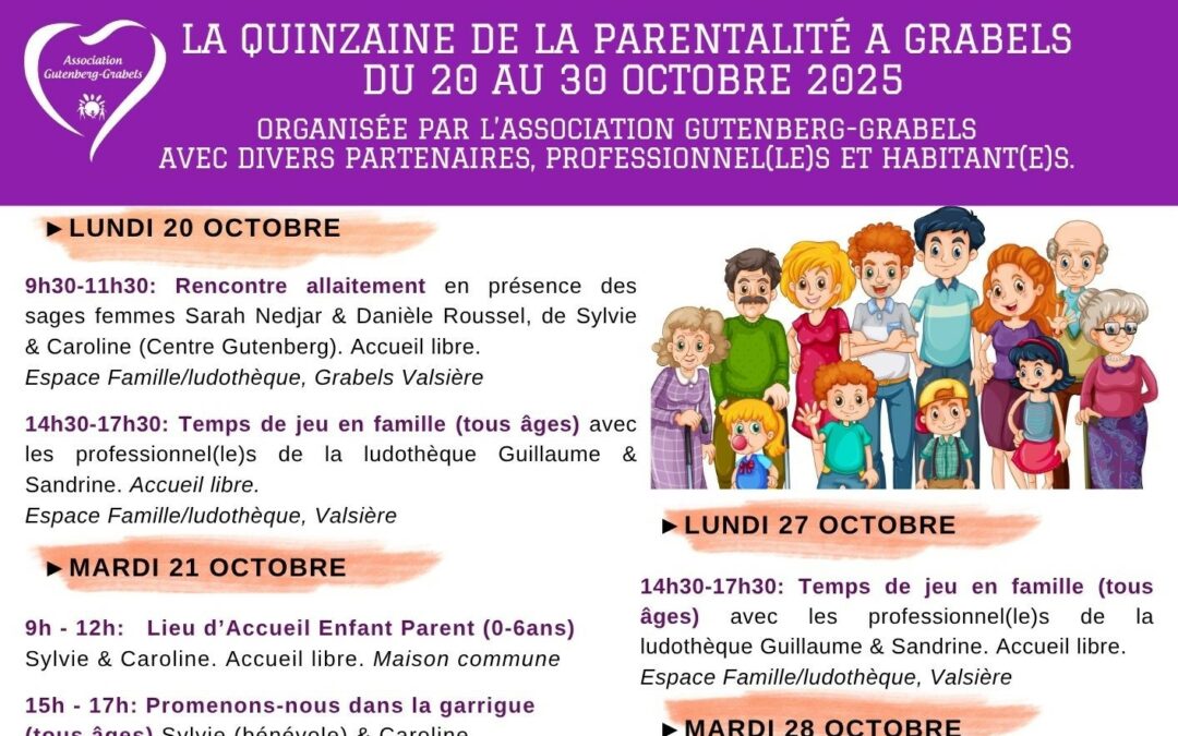 La quinzaine de la parentalité