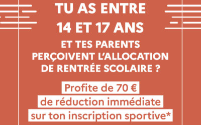 PASS’SPORT 70€ de réduction immédiate