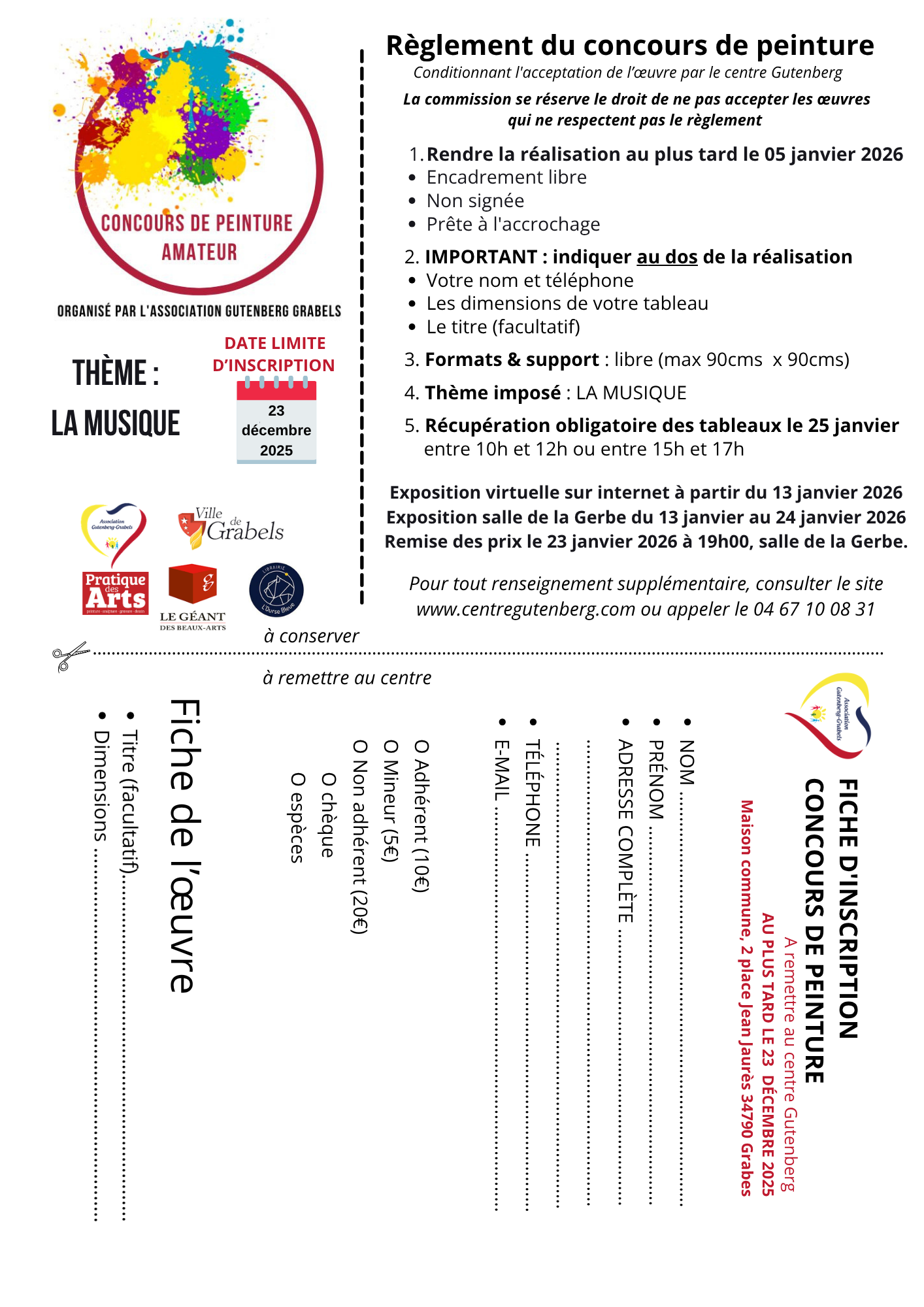 CONCOURS DE PEINTURE 24-25