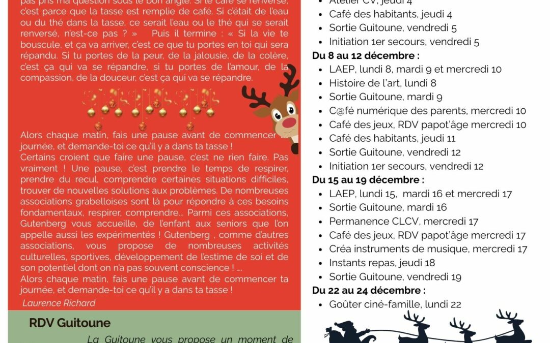 LE P’TIT JOURNAL DE DECEMBRE 2025