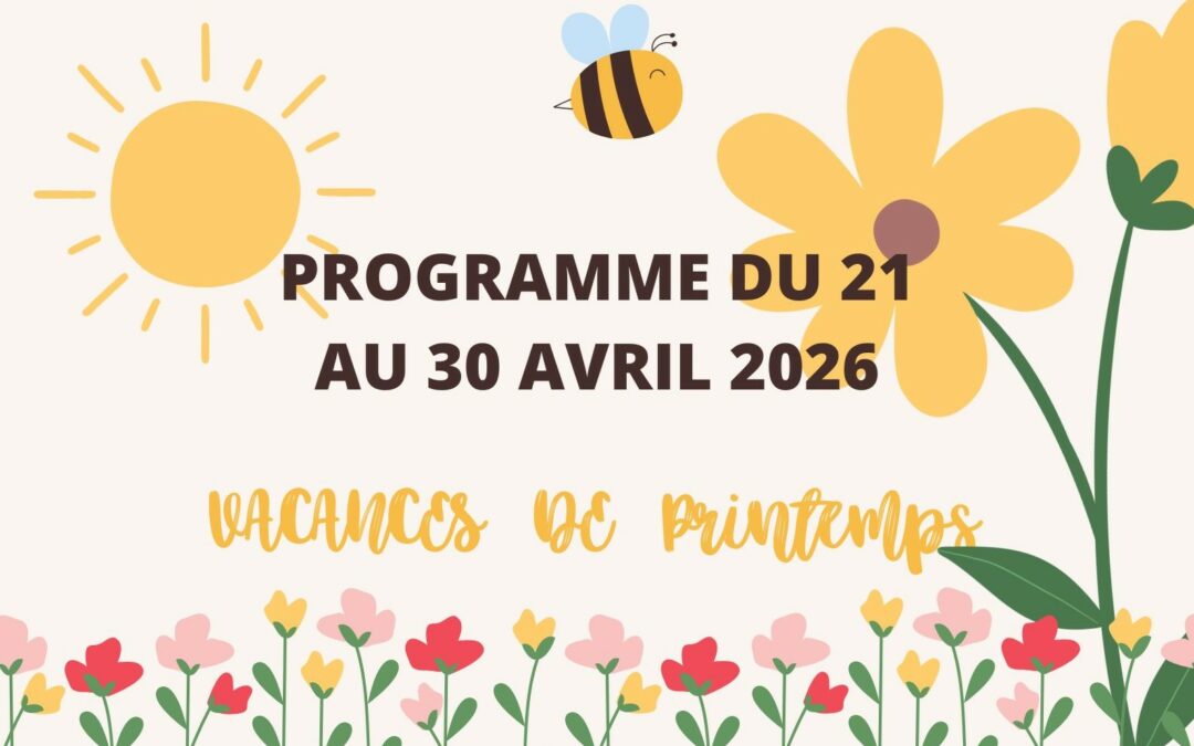 PROGRAMME DES VACANCES