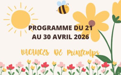 PROGRAMME DES VACANCES