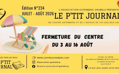 LE P&rsquo;TIT JOURNAL DE JUILLET-AOUT 2026